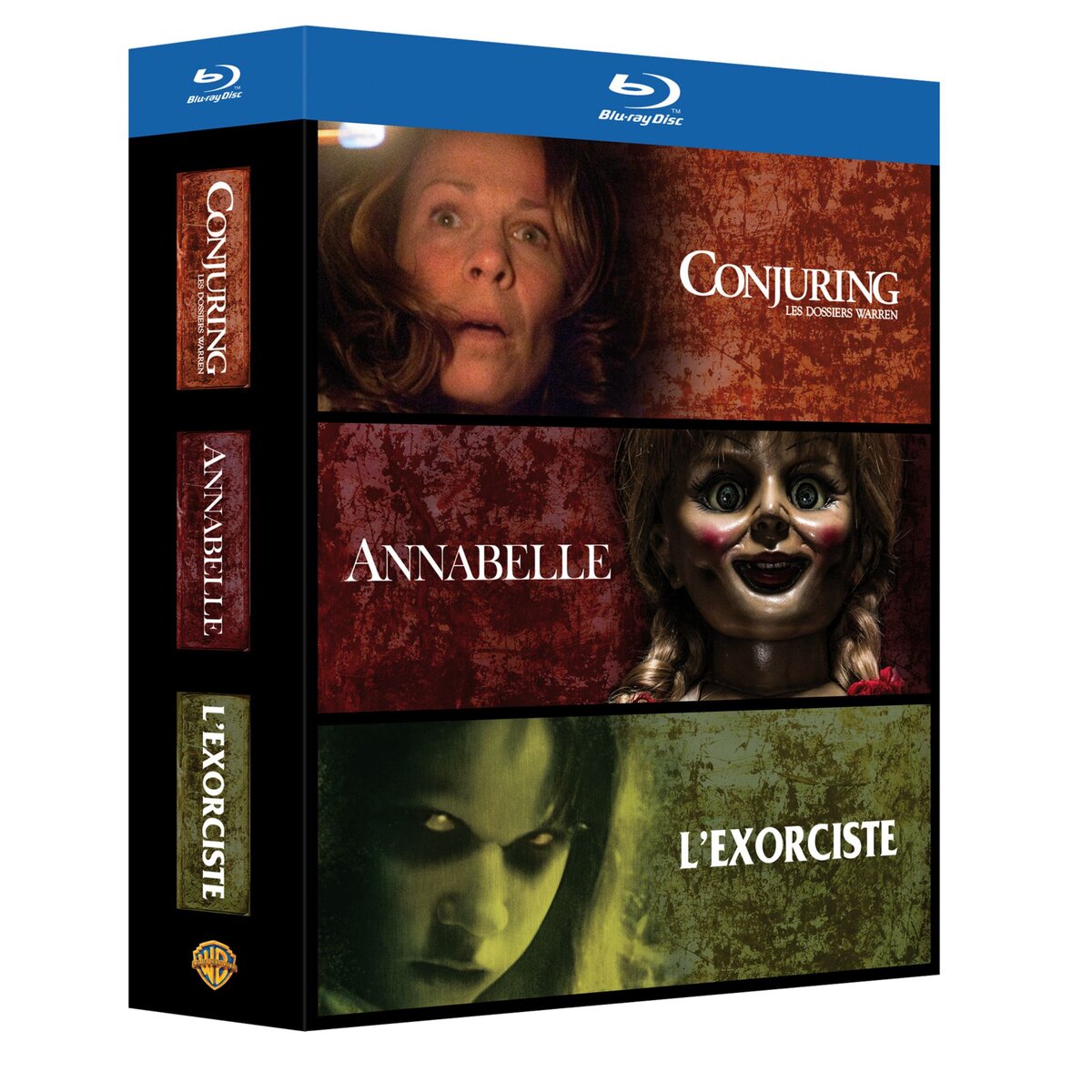 Coffret Horreur : Conjuring Les Dossiers Warren + Annabelle + L'Exorciste