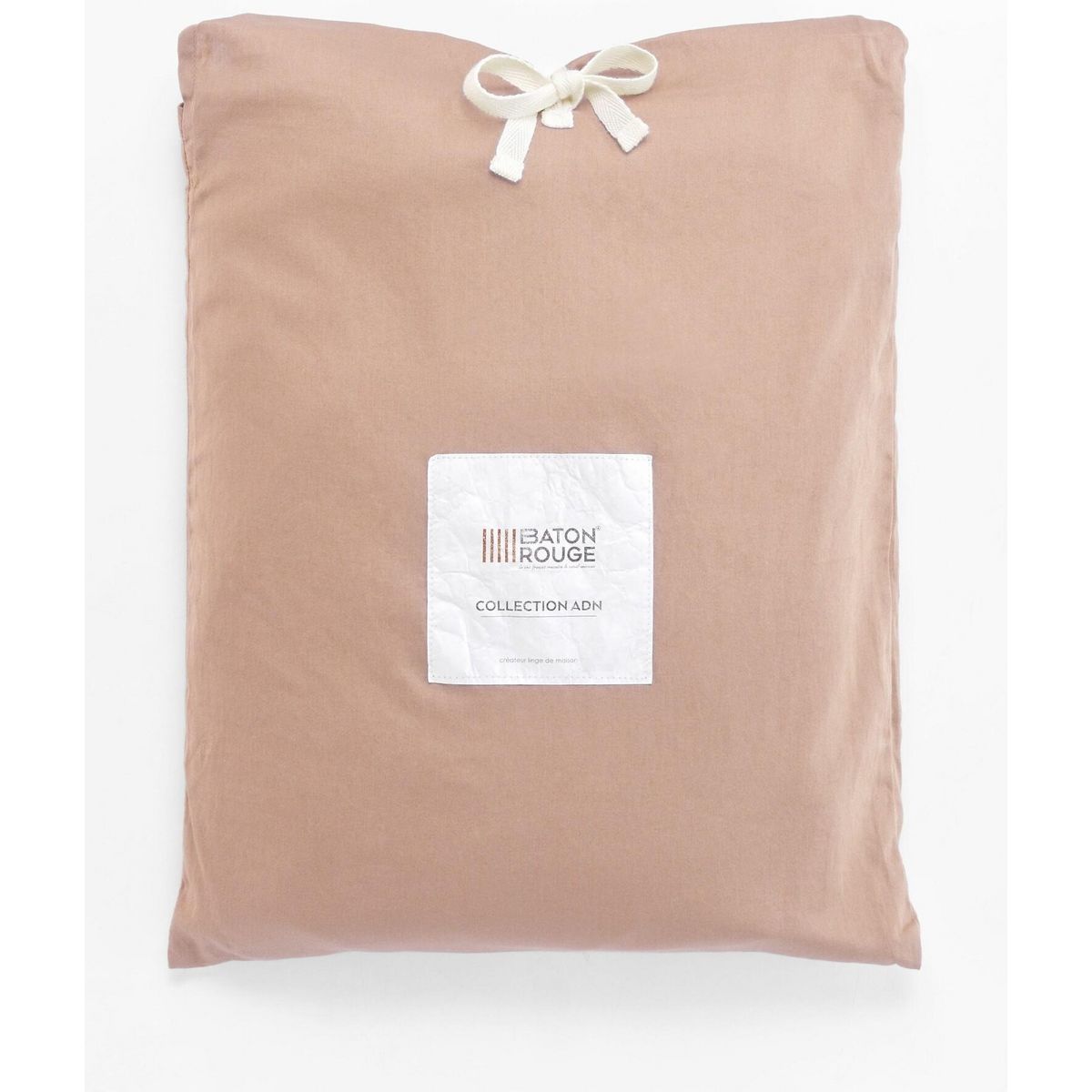 BATON ROUGE Taie d'oreiller 1pcs 65x65cm 100% satin de coton 110fils rose