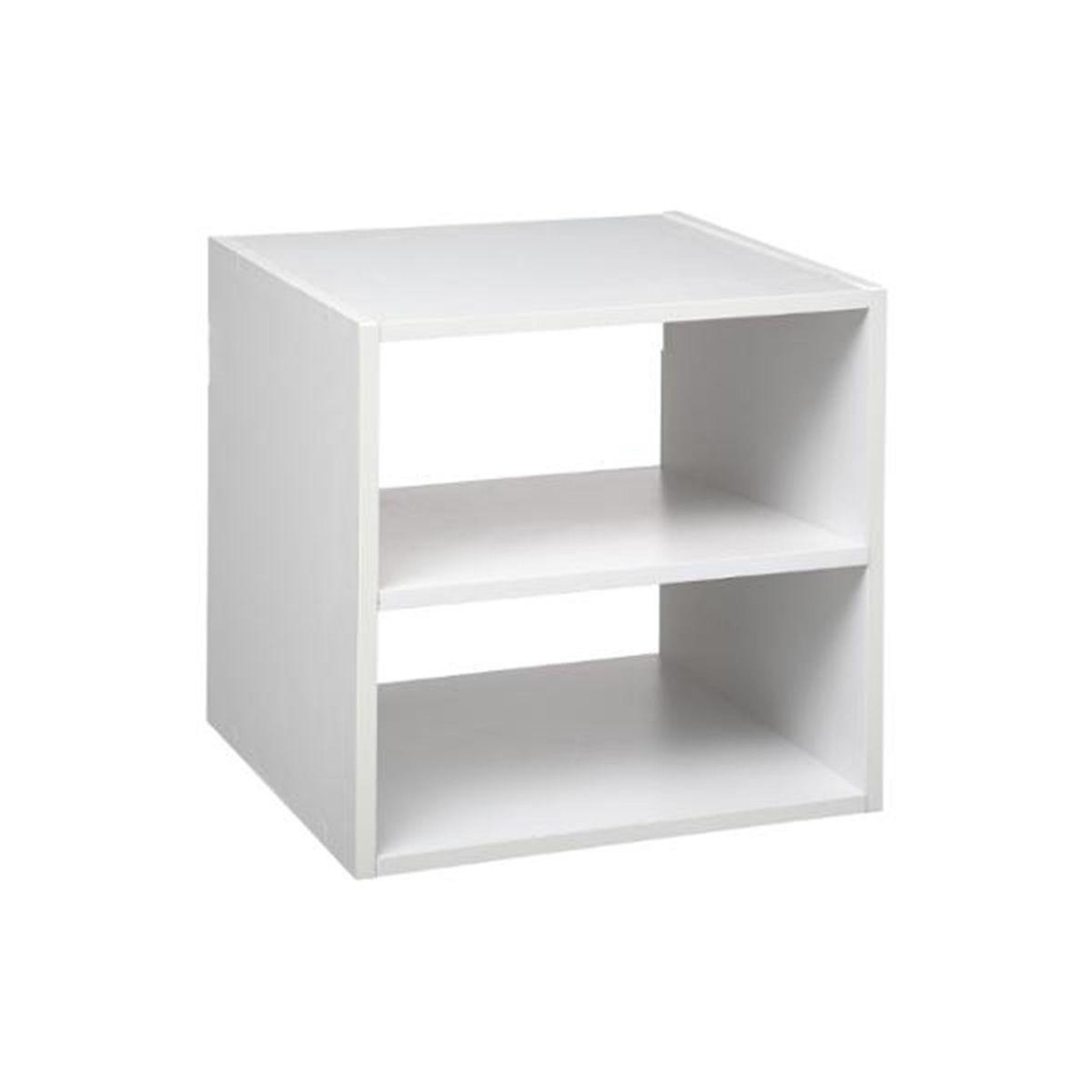 Voir la diapositive 2 : FIVE Tiroir & étagère pour meuble  mix n'modul  31cm blanc