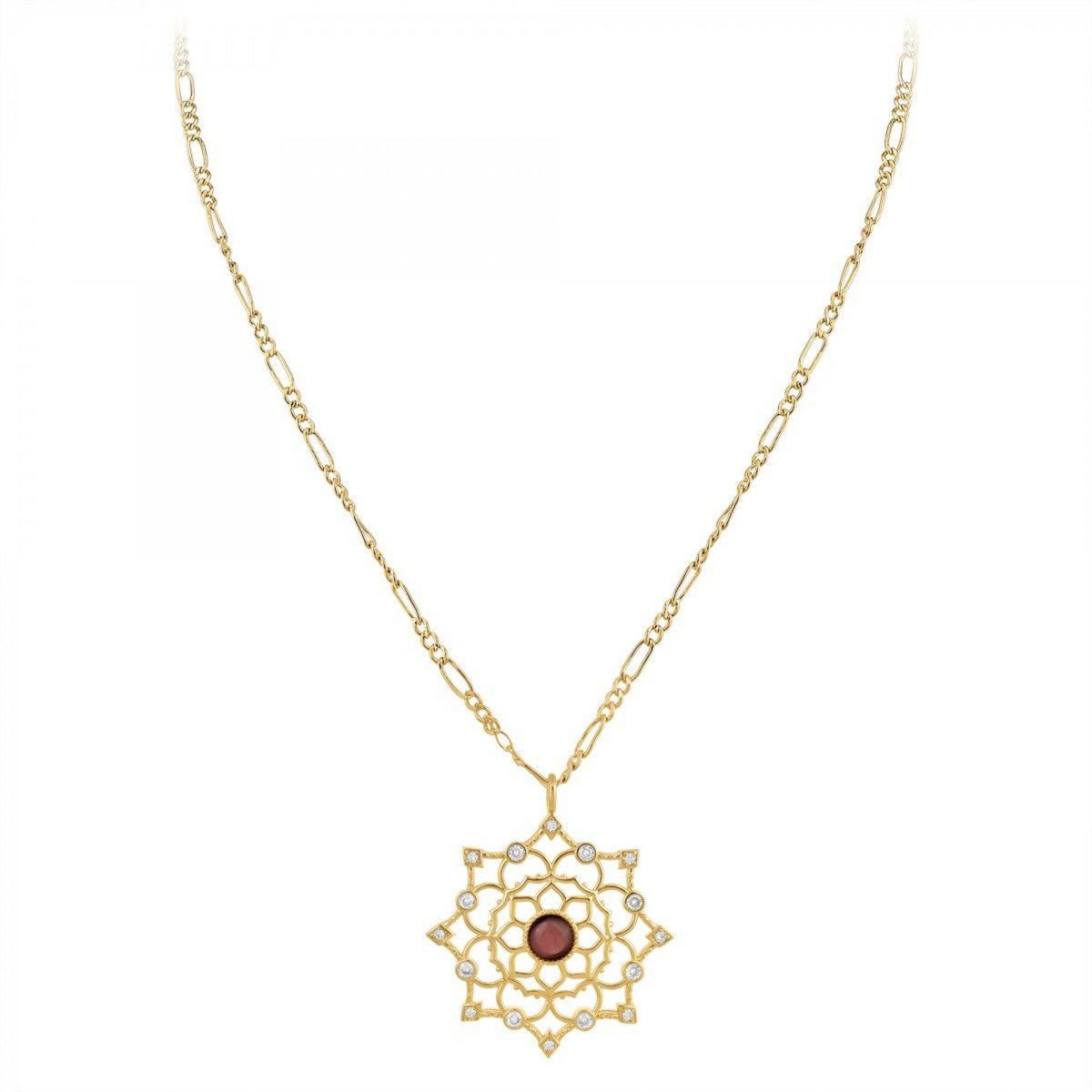 SC BOHEME Sautoir SC Bohème orné d'une pierre œil de chat