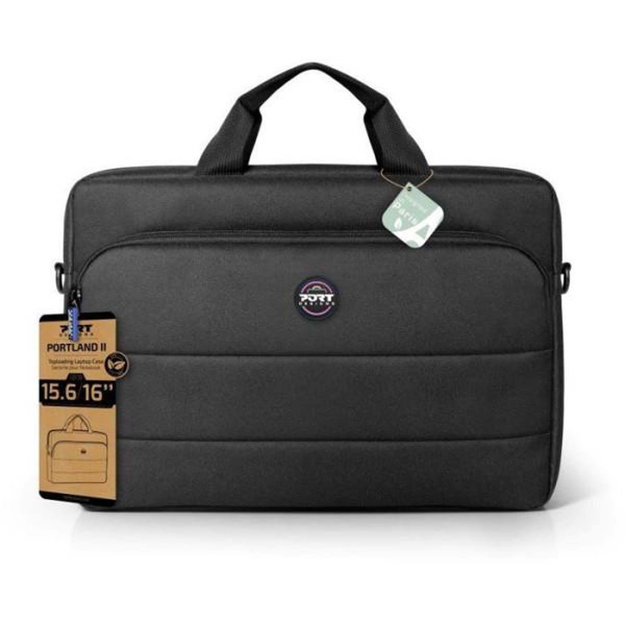 Voir la diapositive 2 : PORT DESIGNS Sacoche - PORT Designs - PORTLAND II ECO - 17.3 pouces - Noir