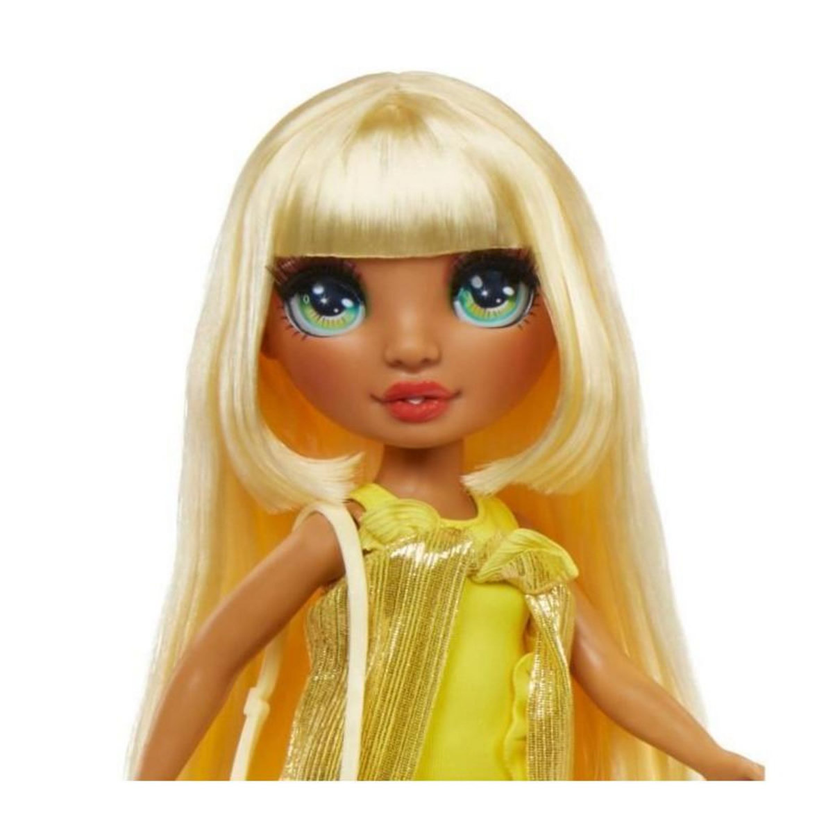 Rainbow Rainbow High Swim & Style - Poupée mannequin ariculée 27 cm - Sunny (Jaune) - Maillot de bain + Paréo - a partir de 4 ans
