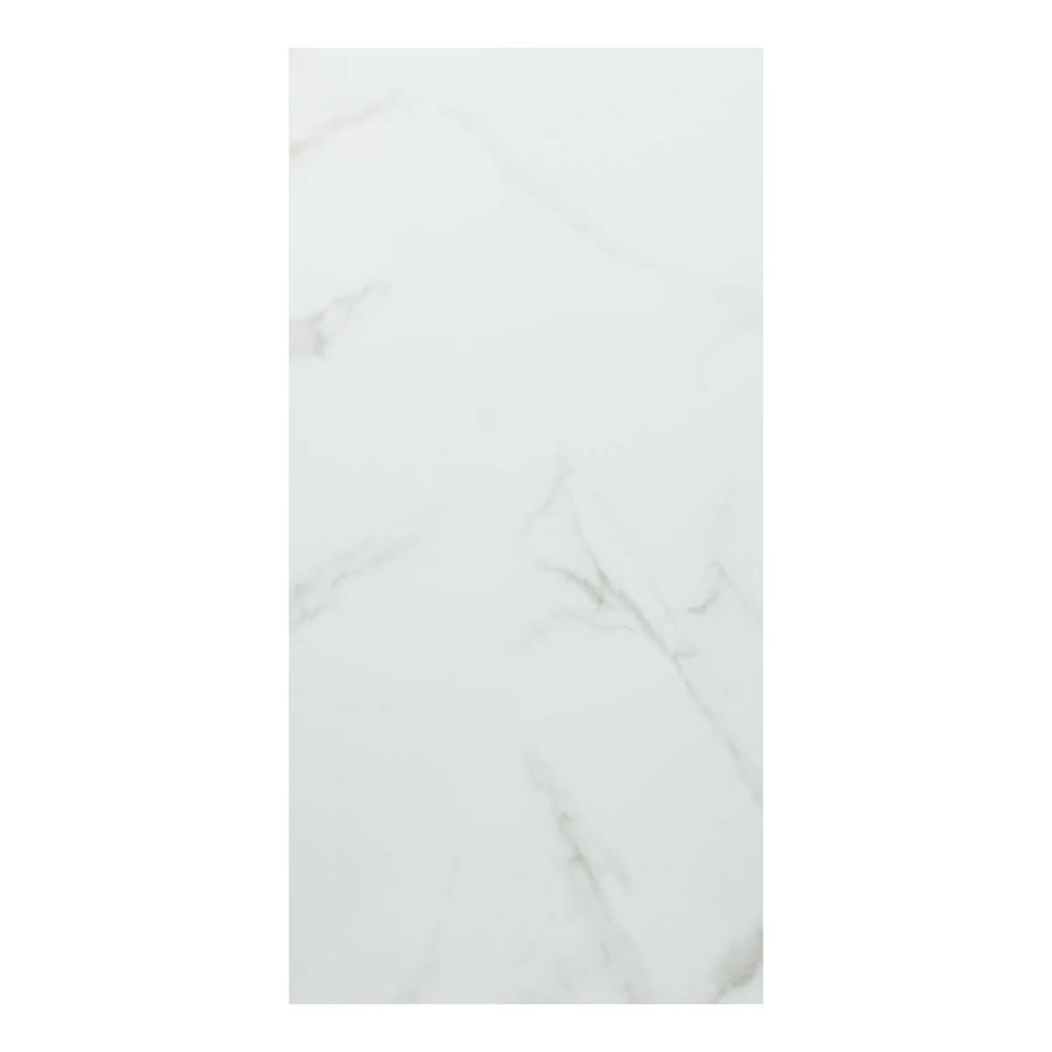 Voir la diapositive 2 : ATMOSPHERA Lot de 4 panneaux effet marbre  bano  30x60cm blanc