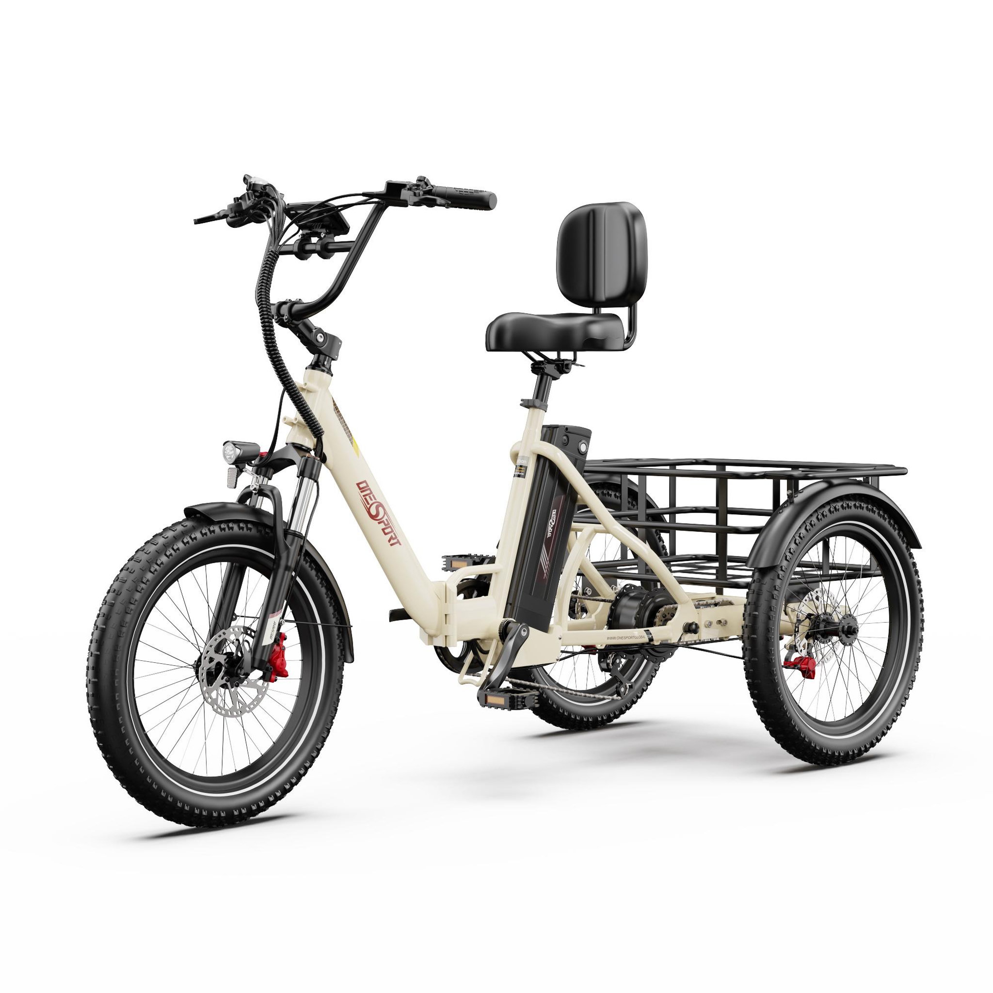 Voir la diapositive 1 : ONESPORT Tricycle cargo électrique ONESPORT OT30 Pro