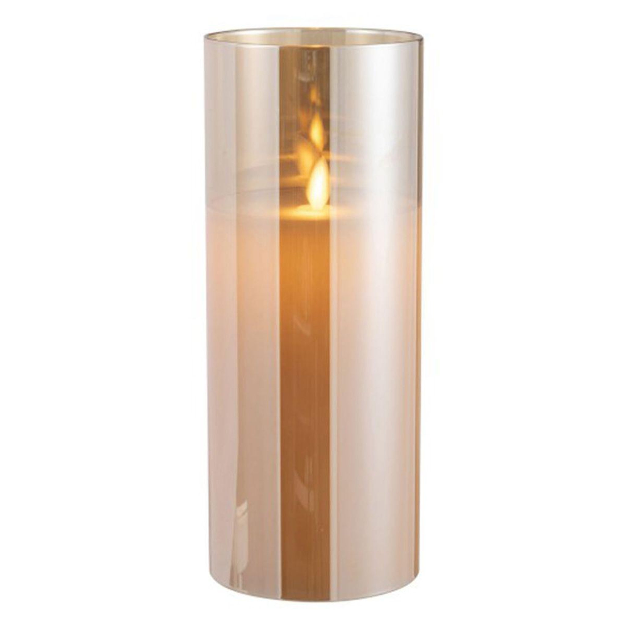 Voir la diapositive 2 : J-LINE Lampe à poser en verre led  bright  25cm or