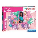 CLEMENTONI Clementoni Jigsaw Puzzle Super Color - Barbie Roller Skate, 104pcs. 27164