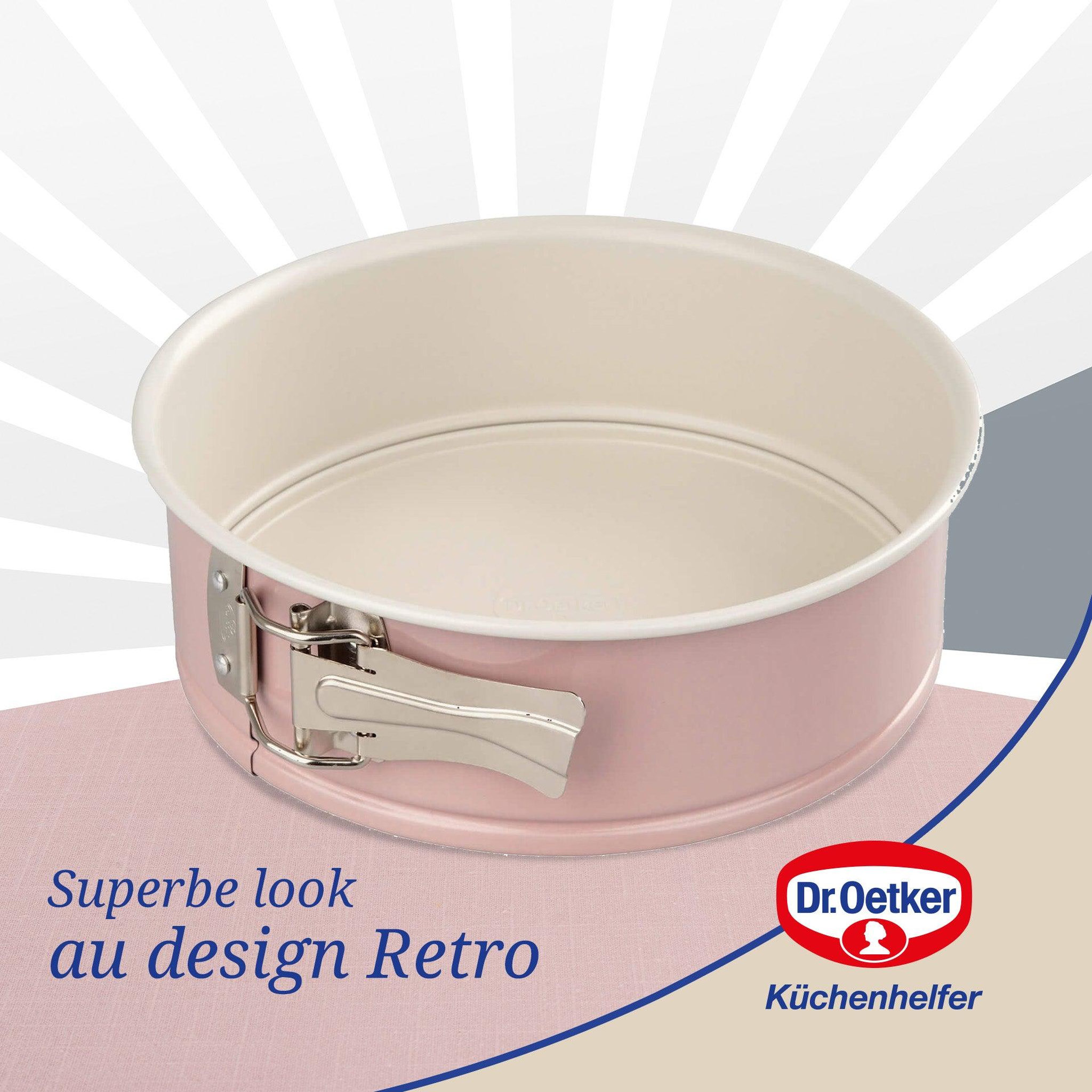 Voir la diapositive 6 : DR.OETKER Moule à manqué à charnière 20 cm Dr. Oetker Rétro