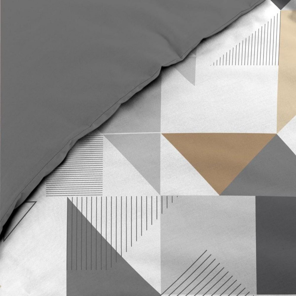 Douceur d'Intérieur Housse de couette 240x220 + 2 taies TRIGONE microfibre