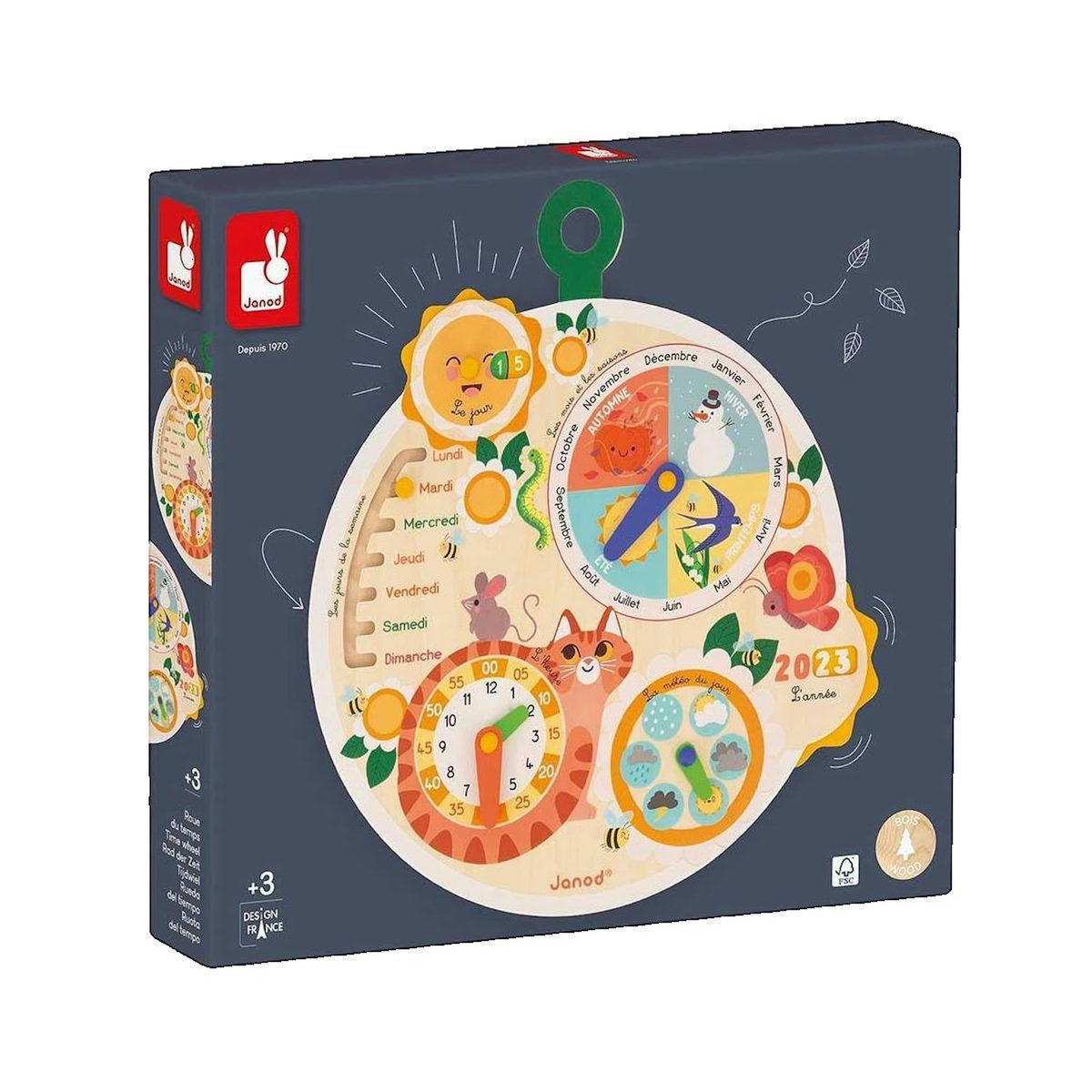 Juratoys-Janod Roue pour apprendre l heure