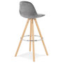 Voir la diapositive 4 : Paris Prix Tabouret de Bar Scandinave  Miro  97cm Gris & Naturel