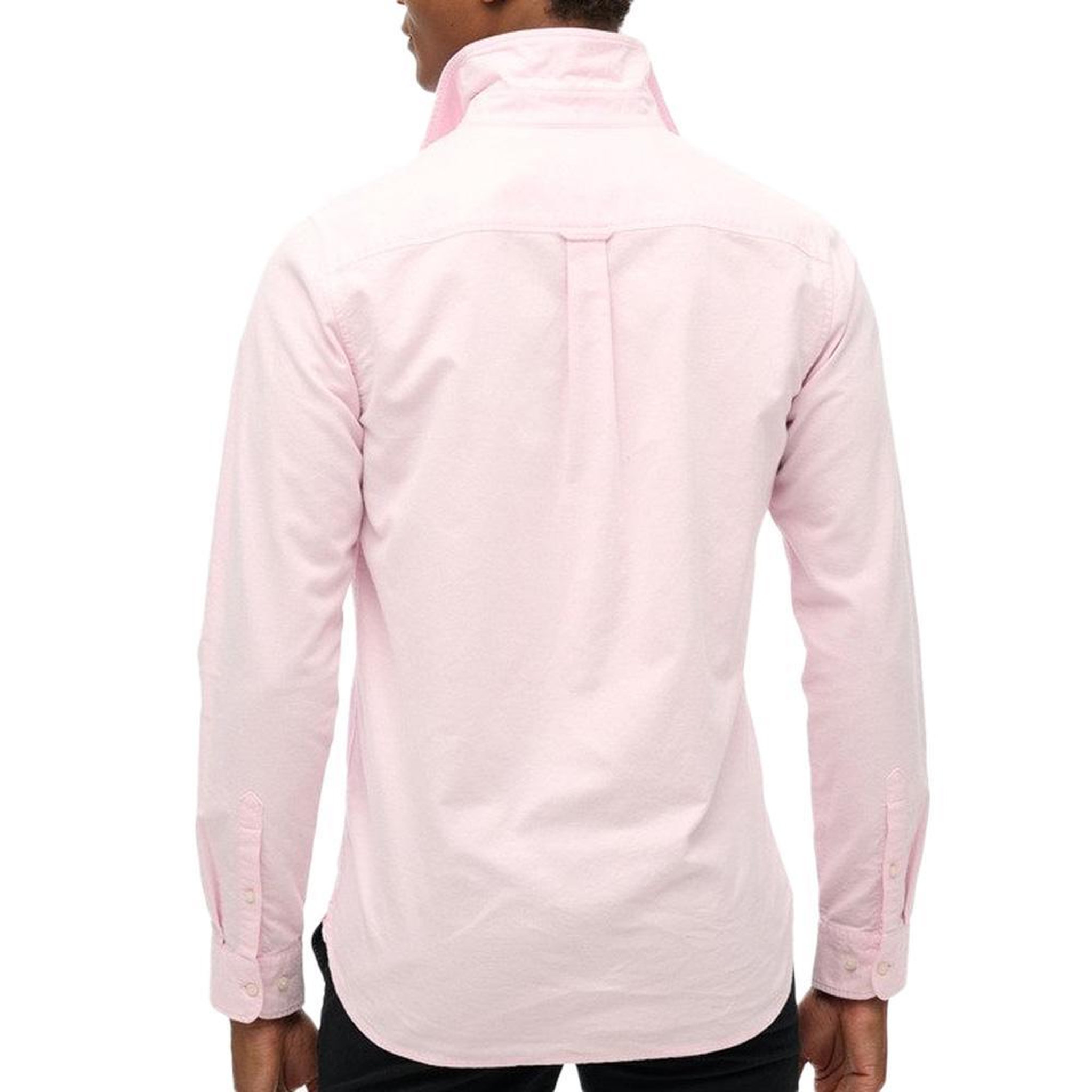 Voir la diapositive 2 : SUPERDRY Chemise Rose Homme Superdry Oxford