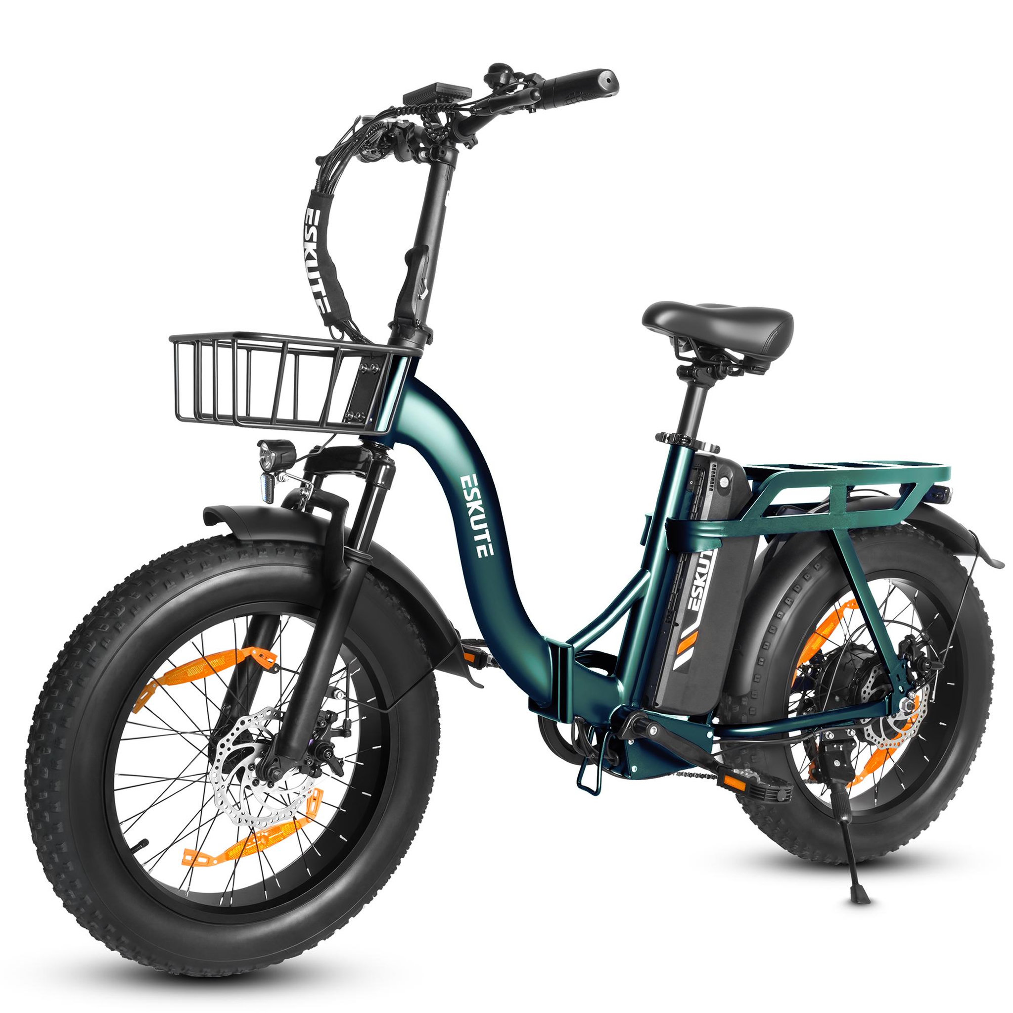 Voir la diapositive 3 : ESKUTE Vélo électrique pliable ESKUTE D202, 48V 20,8Ah