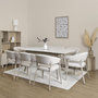 Voir la diapositive 6 : Paris Prix Table à Manger Extensible  Pietra  140-180cm Beige