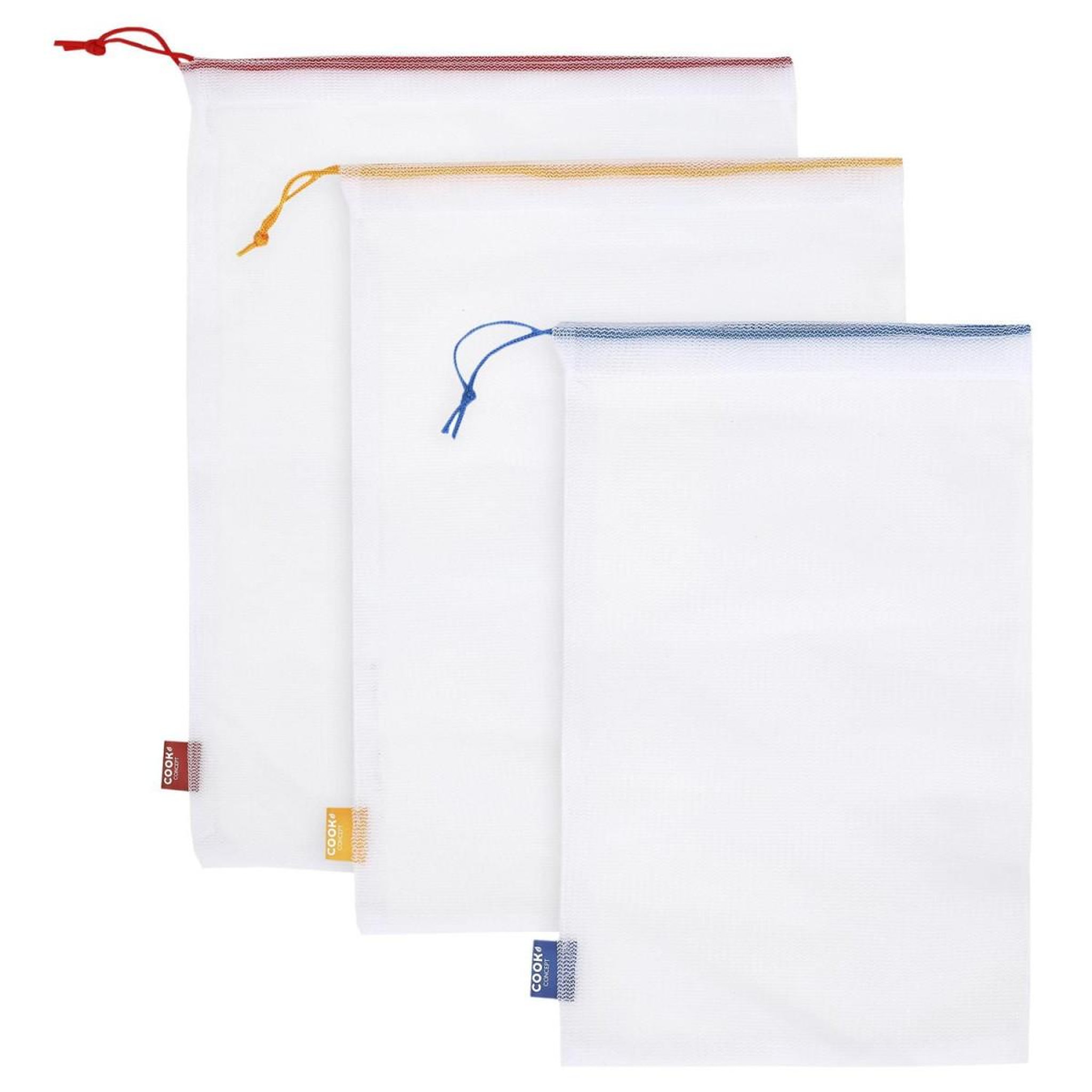 COOK CONCEPT Lot de 6 sacs réutilisables  utile  41cm multicolore