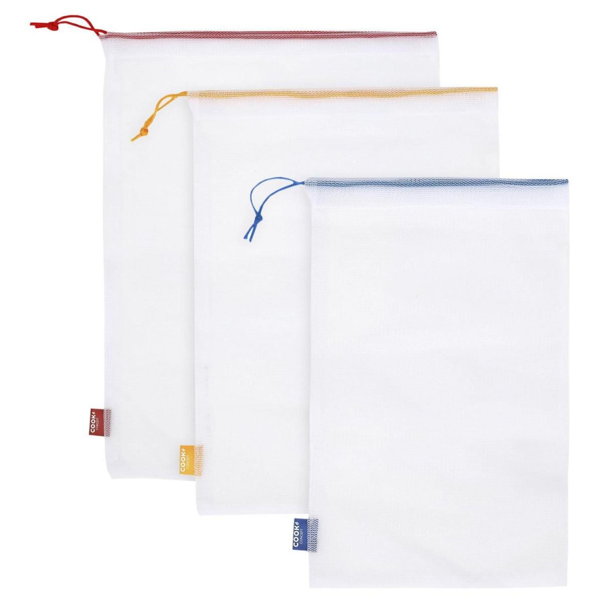Paris Prix Lot de 6 Sacs Réutilisables  Utile  41cm Multicolore
