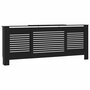 Voir la diapositive 2 : VIDAXL Cache-radiateur MDF Noir 205 cm