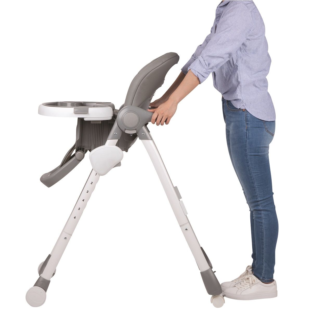 Bebe Confort Chaise haute multi-positions - Look Warm Grey