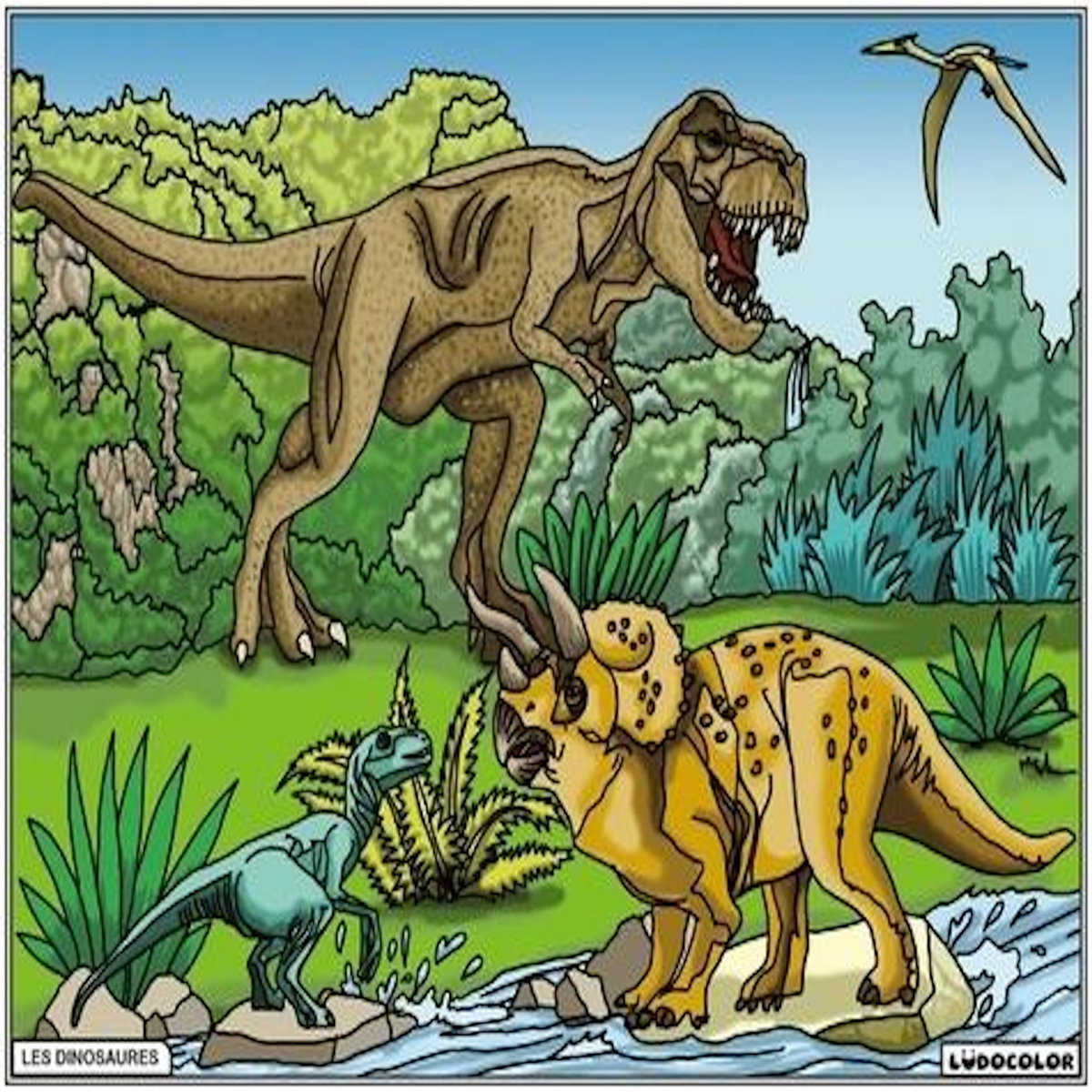 LES DINOSAURES, FP Color