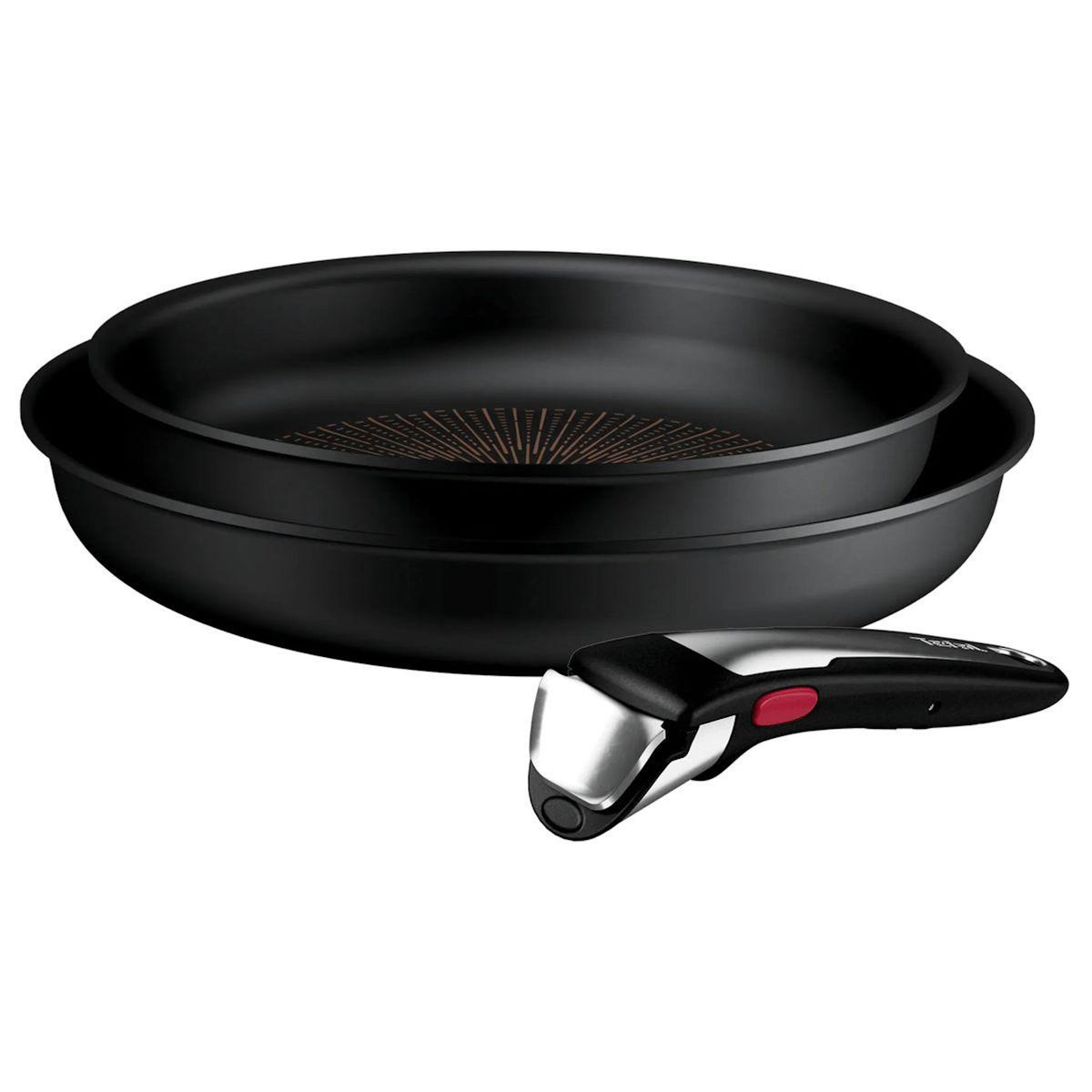 TEFAL Batterie de cuisine Ingenio Excellence poeles 24/28cm