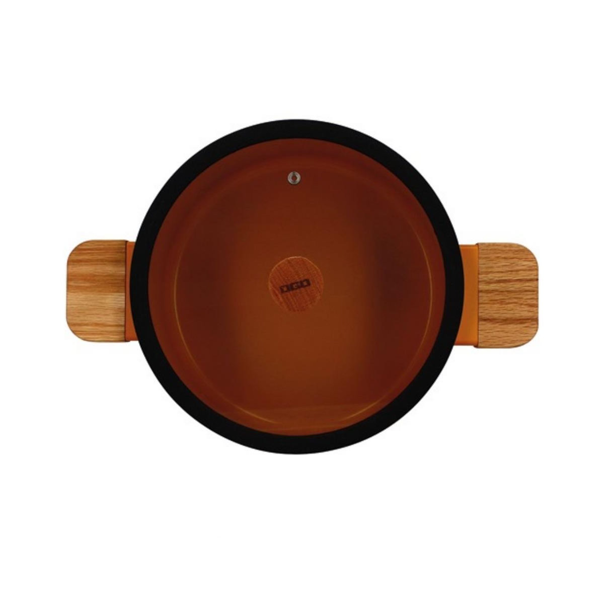 Ogo Faitout 24cm avec couvercle jaune - 7930276