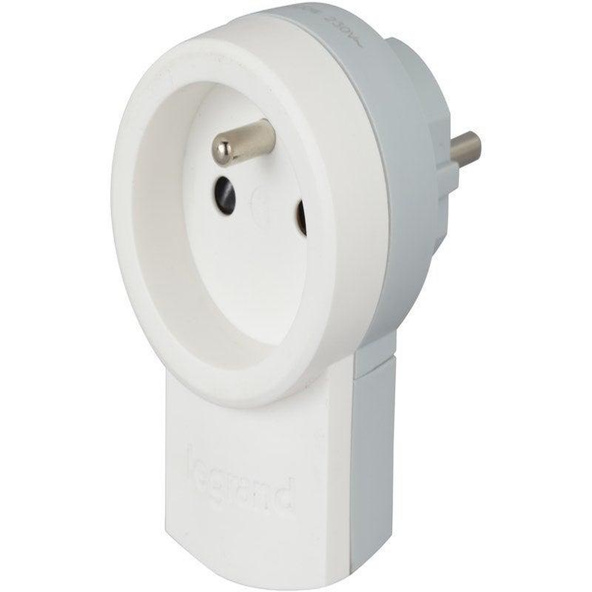 Legrand Fiche électrique mâle 2 pôles + terre, 16 A, LEGRAND