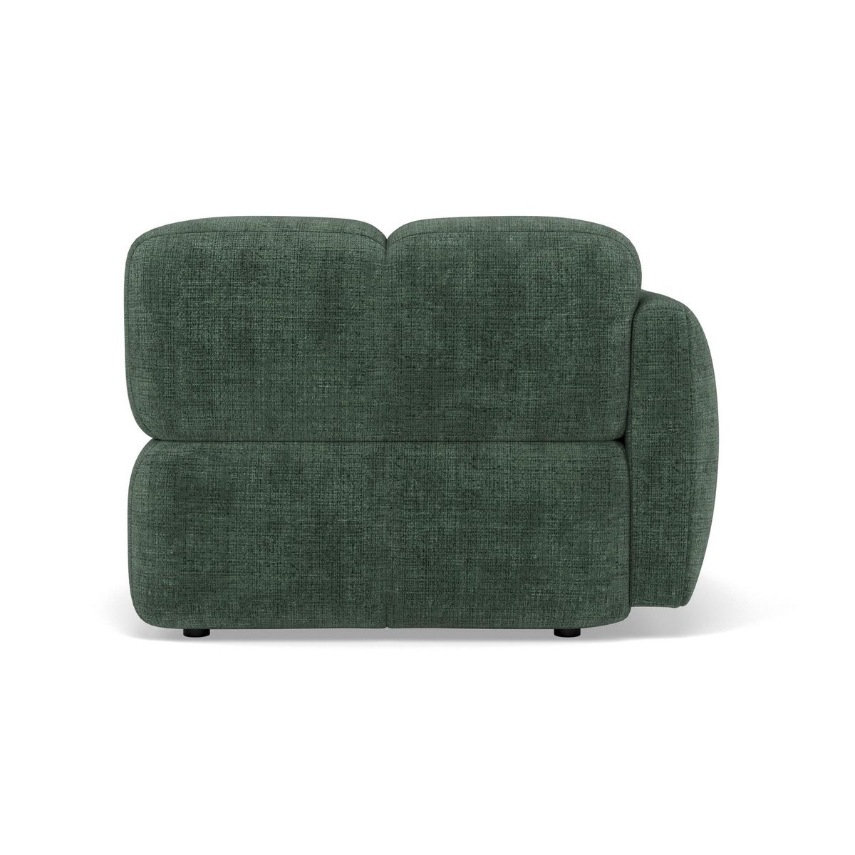 LISA DESIGN Grace - module d'assise gauche en velours texturé