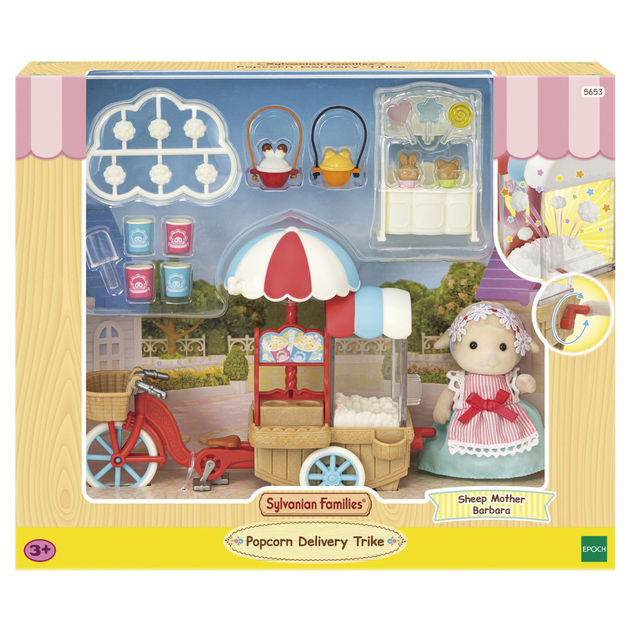 Epoch d'Enfance La maman mouton et pop corn Sylvanian