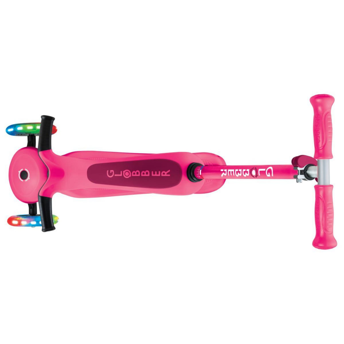 Globber Go-Up Sporty Lights V2 Rose Fushia