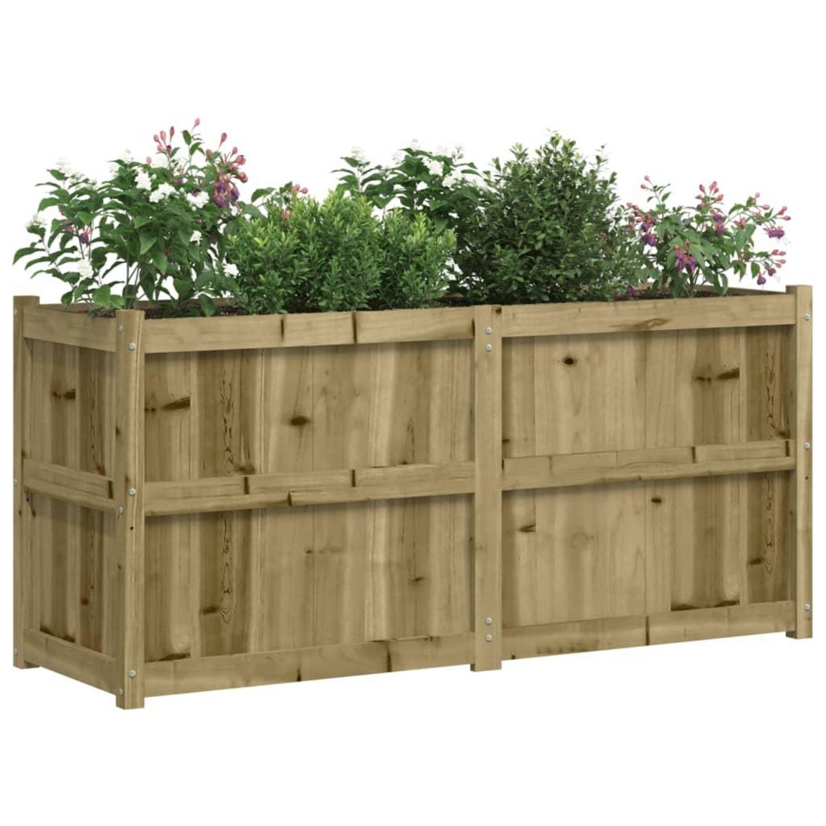 VIDAXL Jardiniere 150x50x70 cm bois de pin impregne