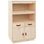 Voir la diapositive 2 : VIDAXL Buffet haut 67x40x108,5 cm Bois massif de pin