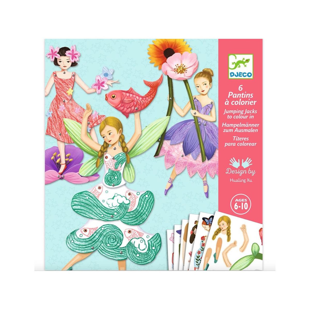 Djeco Pantins a colorier - Fees