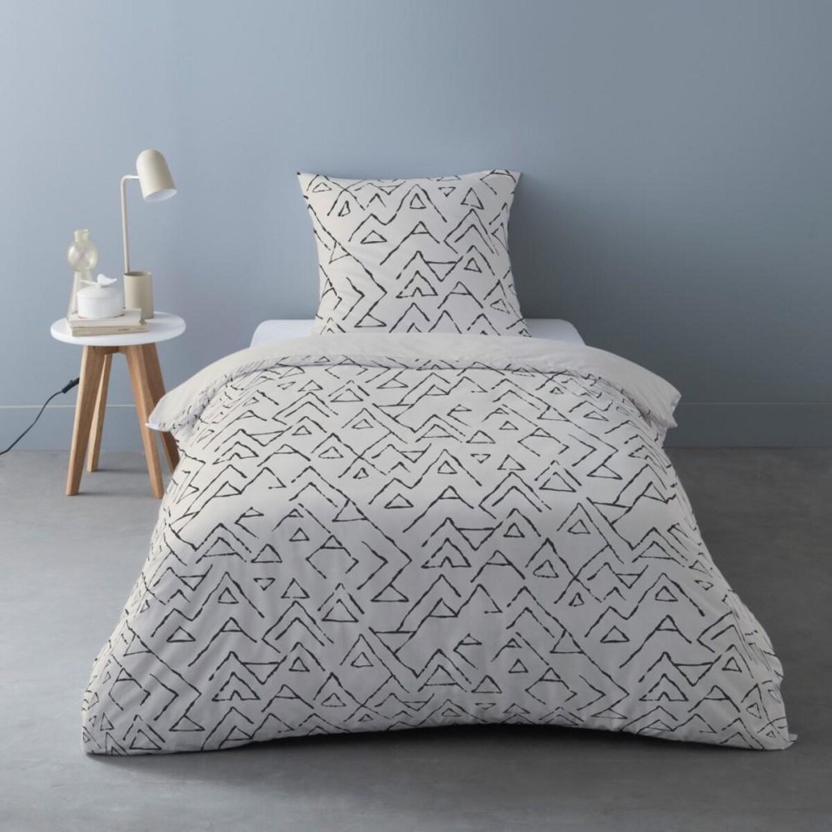 Dourev Housse de couette Flanelle 140x200 RABIA + 1 taie