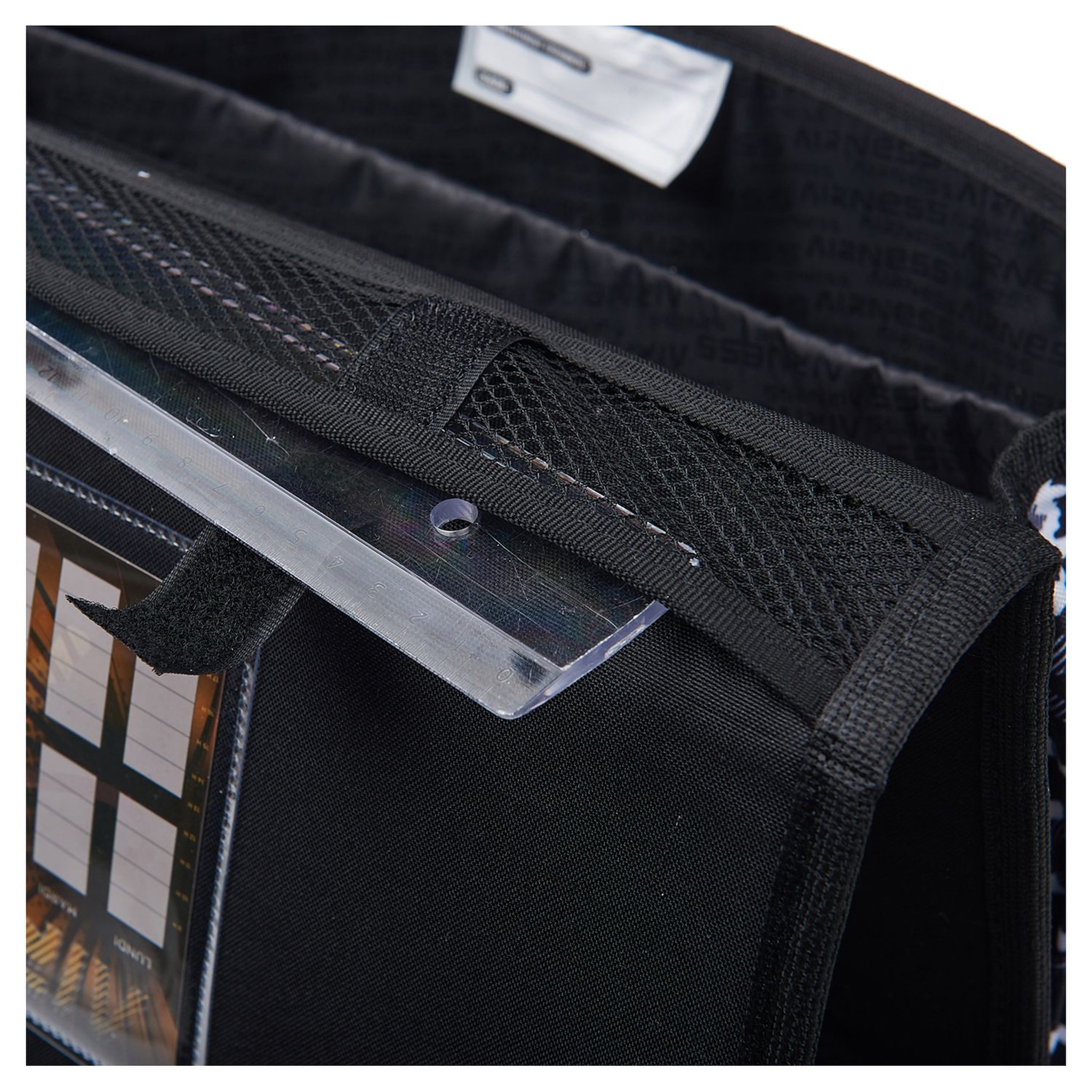 Voir la diapositive 7 : AIRNESS Cartable 41 cm noir et blanc AIRNESS LIBERTY