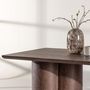 Voir la diapositive 5 : Paris Prix Table à Manger Design  Olivia  210cm Moka