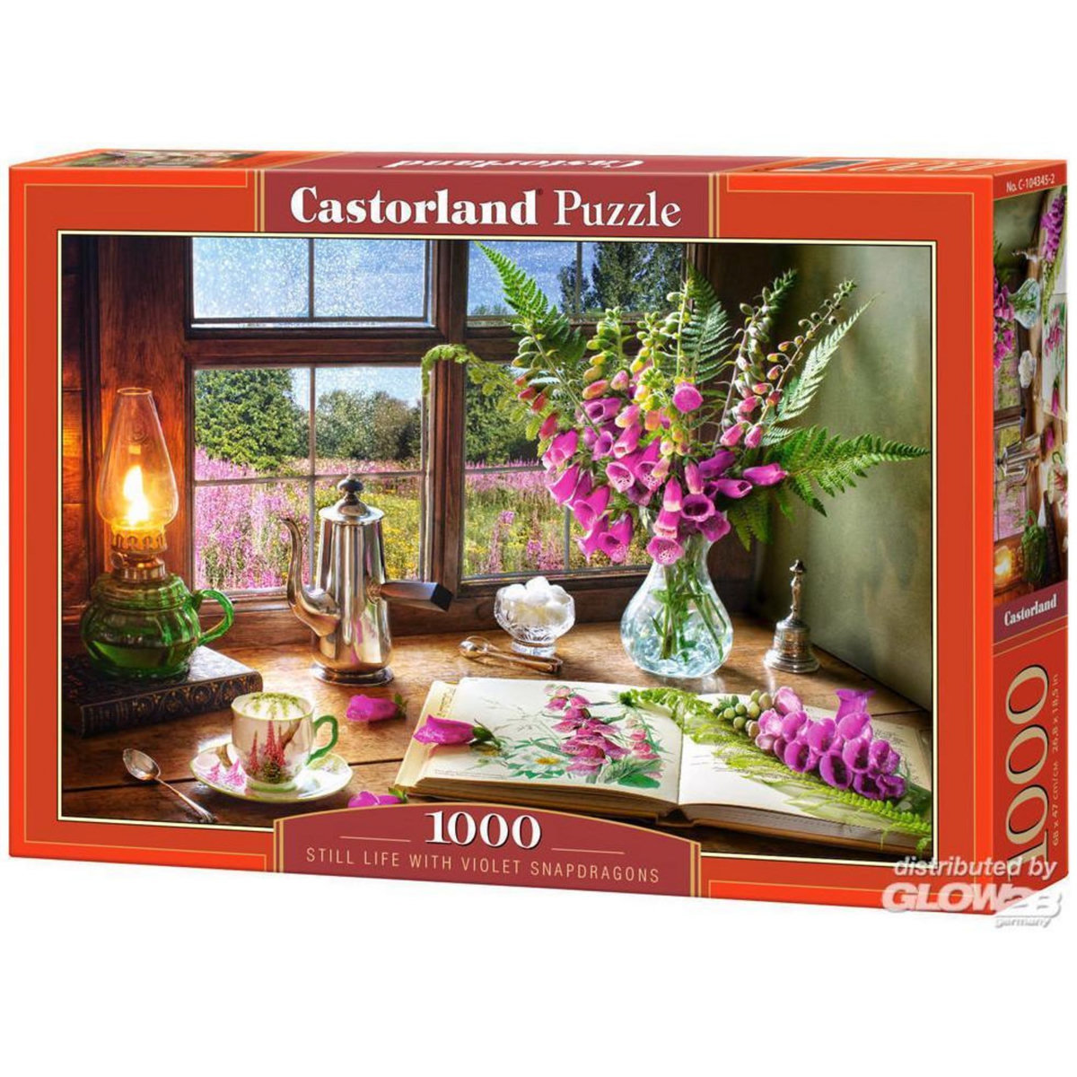 Castorland Puzzle 1000 pièces : Nature morte avec Violette Snapdragon