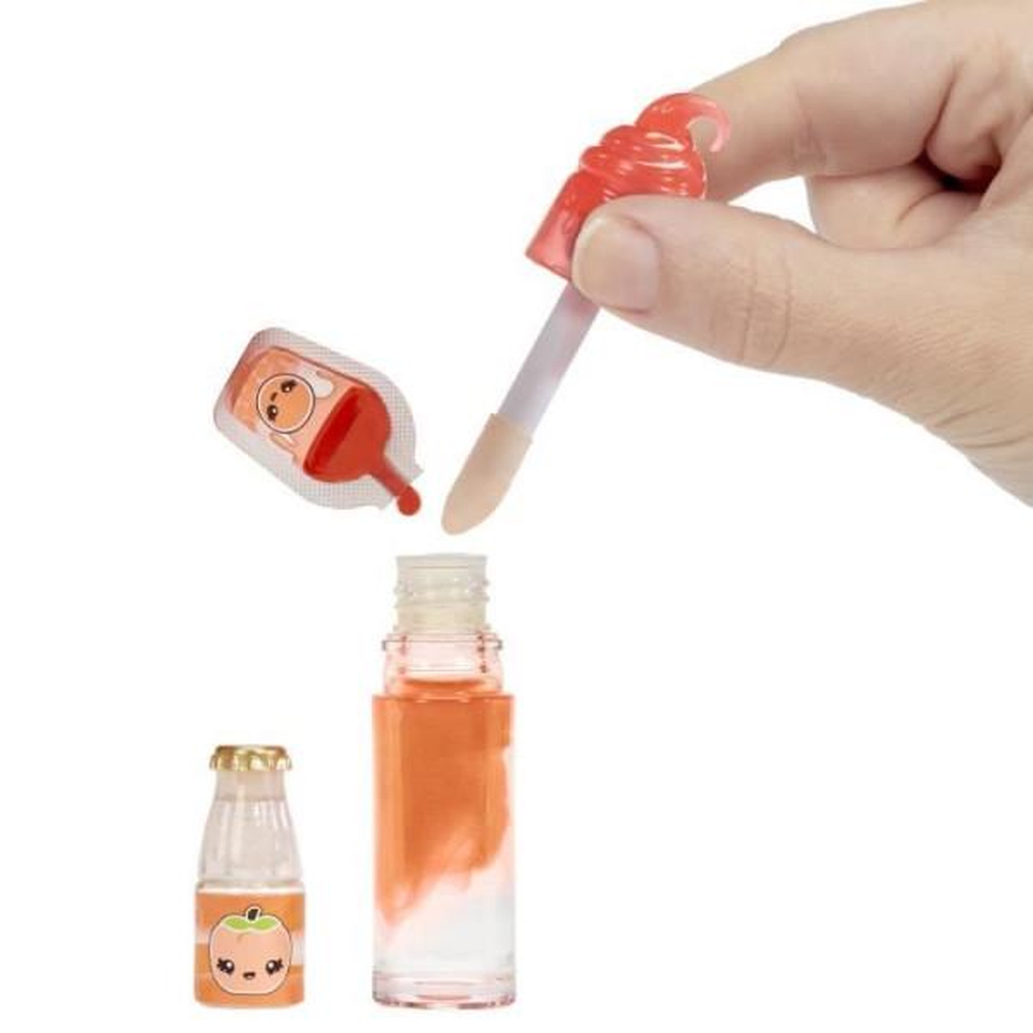 Voir la diapositive 2 : L.O.L. SURPRISE! Yummiland - 1 poupée 10 cm et un gloss pailleté a créer - Piper - Goût Peche - Des 4ans