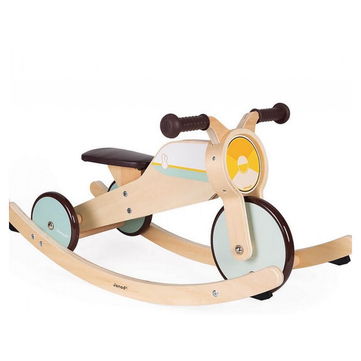 Juratoys-Janod Tricycle a bascule en bois Evolutif