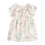 Petit Béguin Robe bébé en gaze de coton Cilaos. Coloris disponibles : Beige