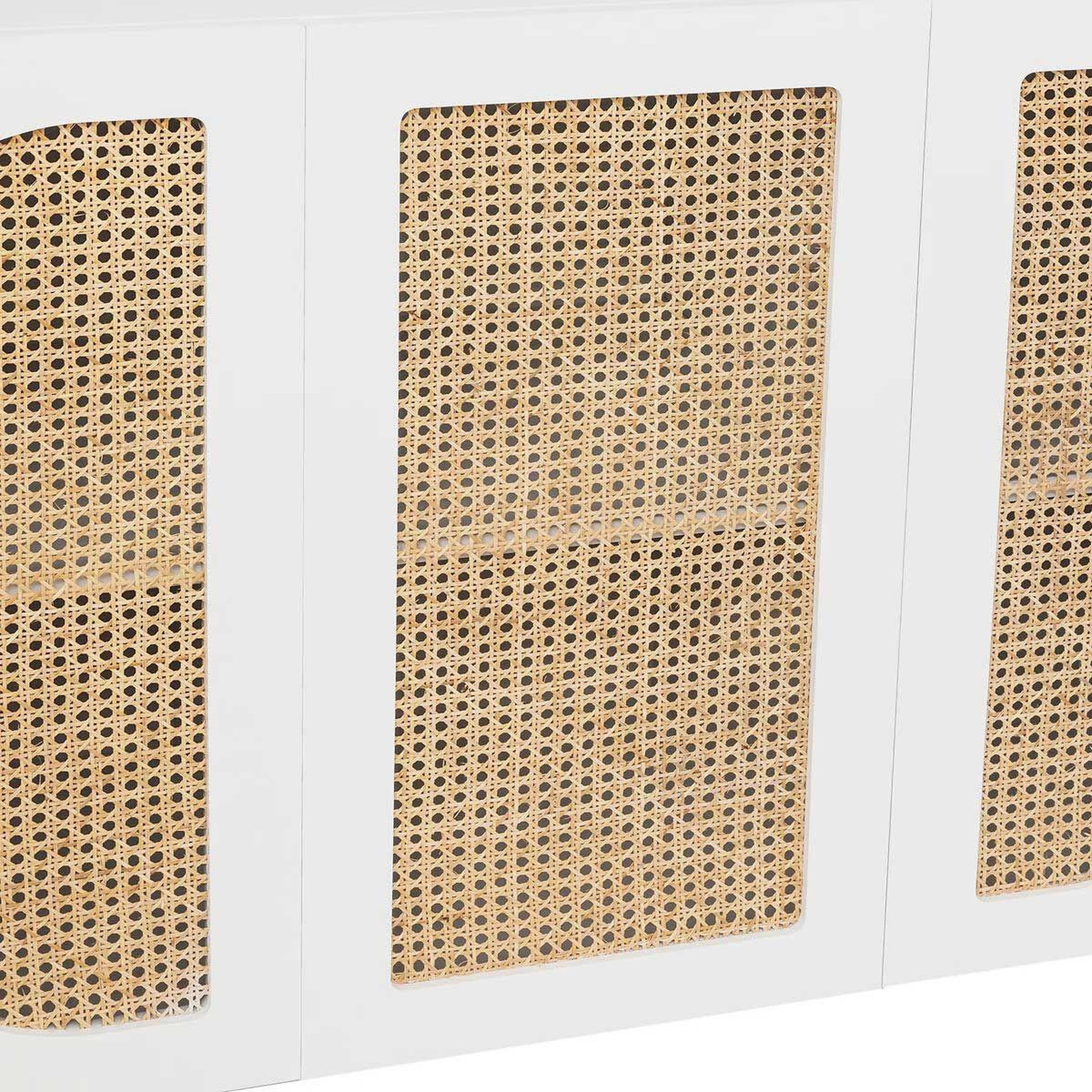 Voir la diapositive 2 : ATMOSPHERA Buffet 3 portes  cabras  120cm blanc