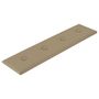 Voir la diapositive 3 : VIDAXL Panneaux muraux 12 pcs Cappuccino 60x15 cm Similicuir 1,08 m^2