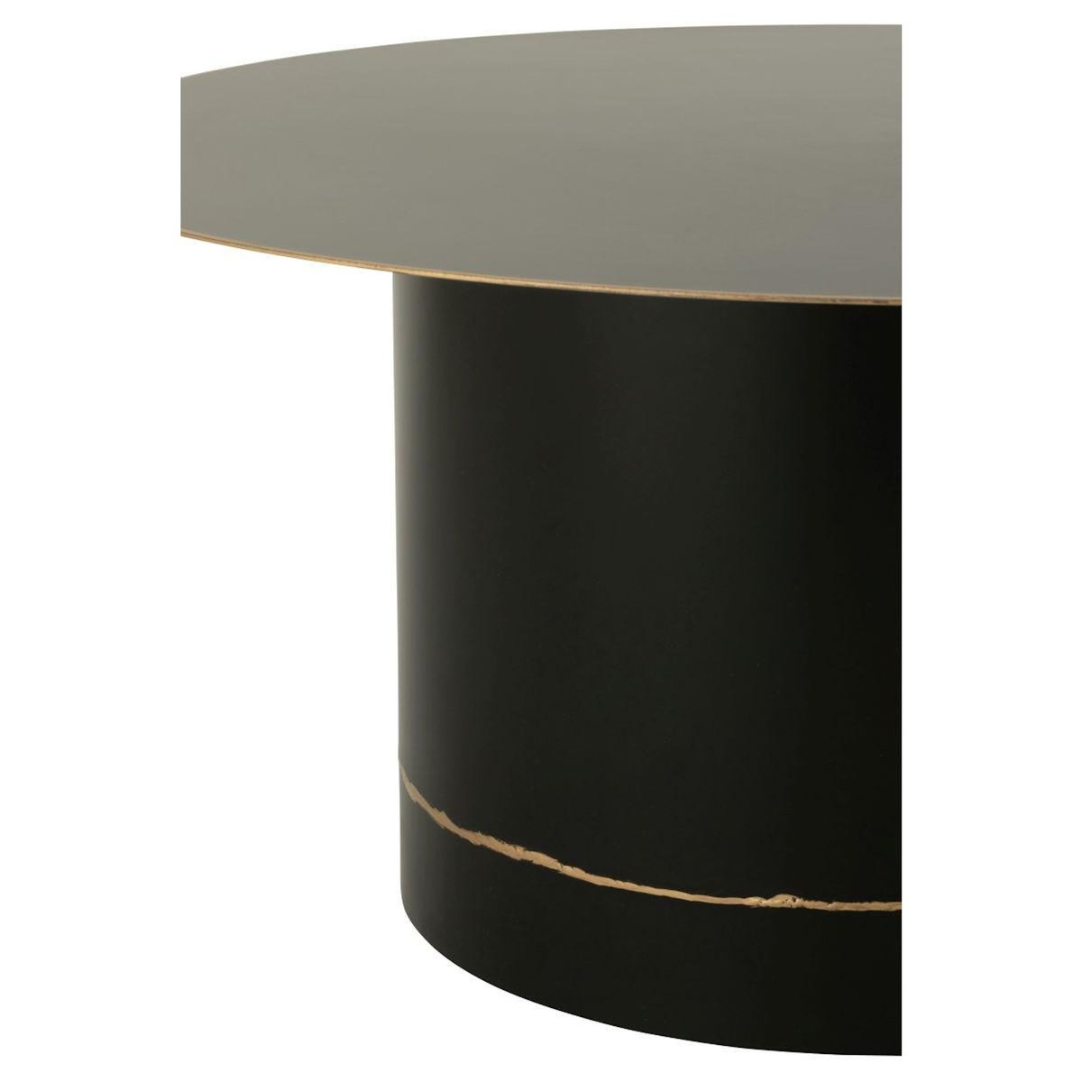 Paris Prix Table Basse en Métal  Border  80cm Noir