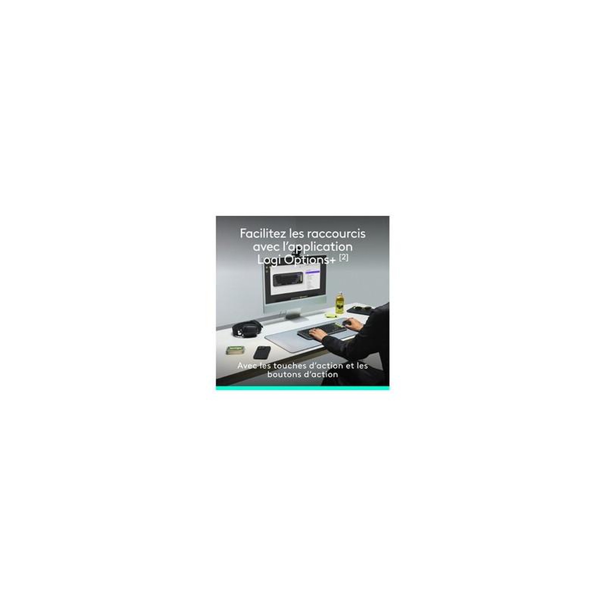 Voir la diapositive 3 : Logitech Ensemble clavier et souris Logitech POP ICON COMBO, ensemble clavier et souris Bluetooth
