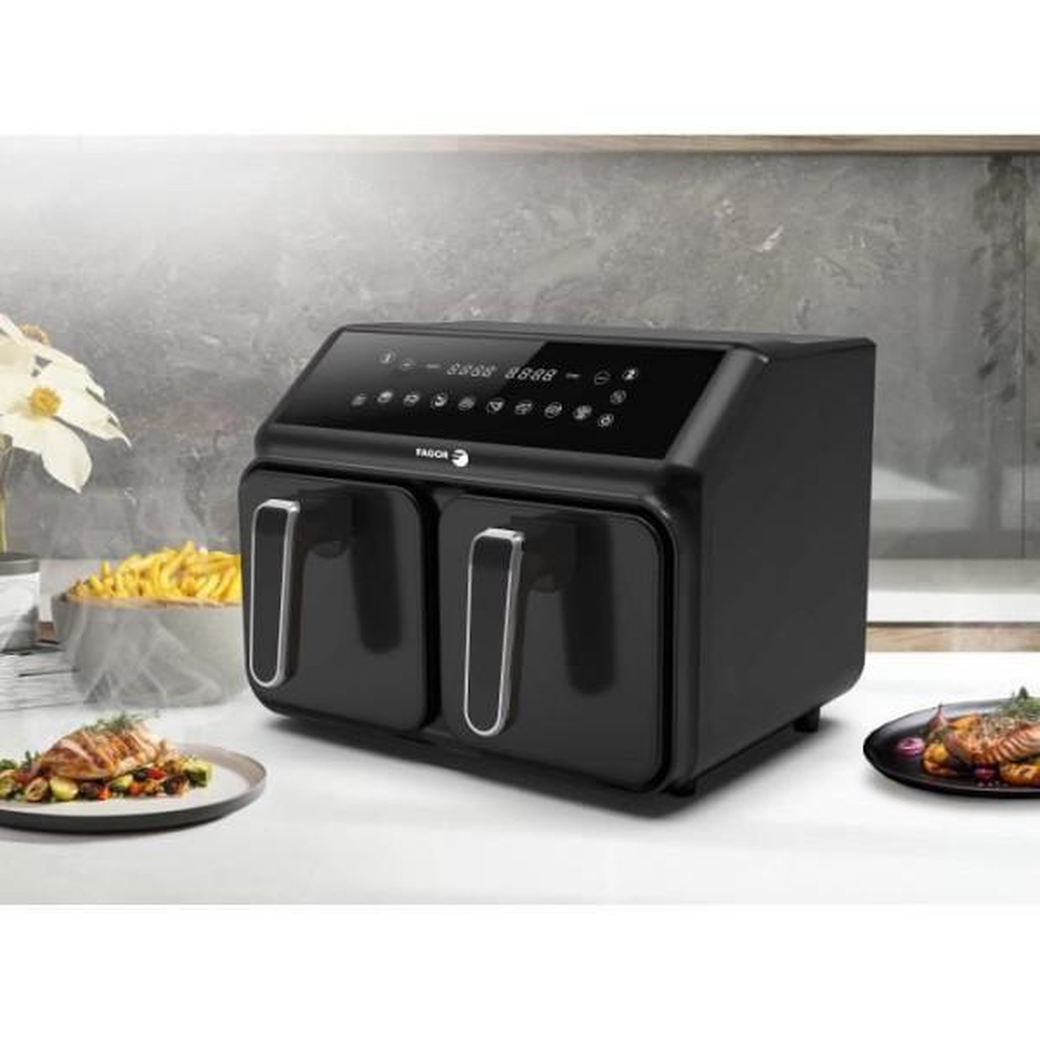 Voir la diapositive 4 : FAGOR Friteuse Fagor FG2X4L 8L sans huile