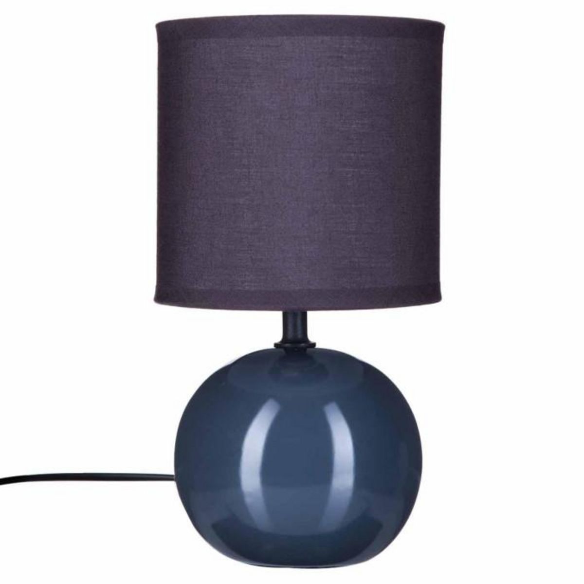 ATMOSPHERA Lampe à Poser Céramique  Boule  24cm Gris