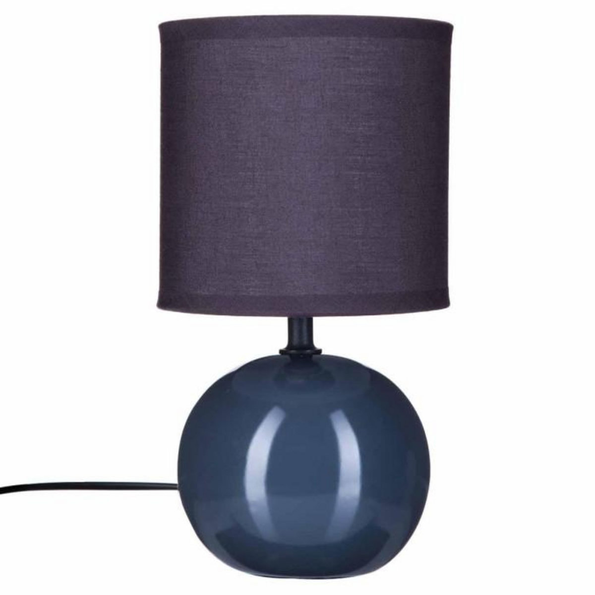 ATMOSPHERA Lampe à Poser Céramique  Boule  24cm Gris