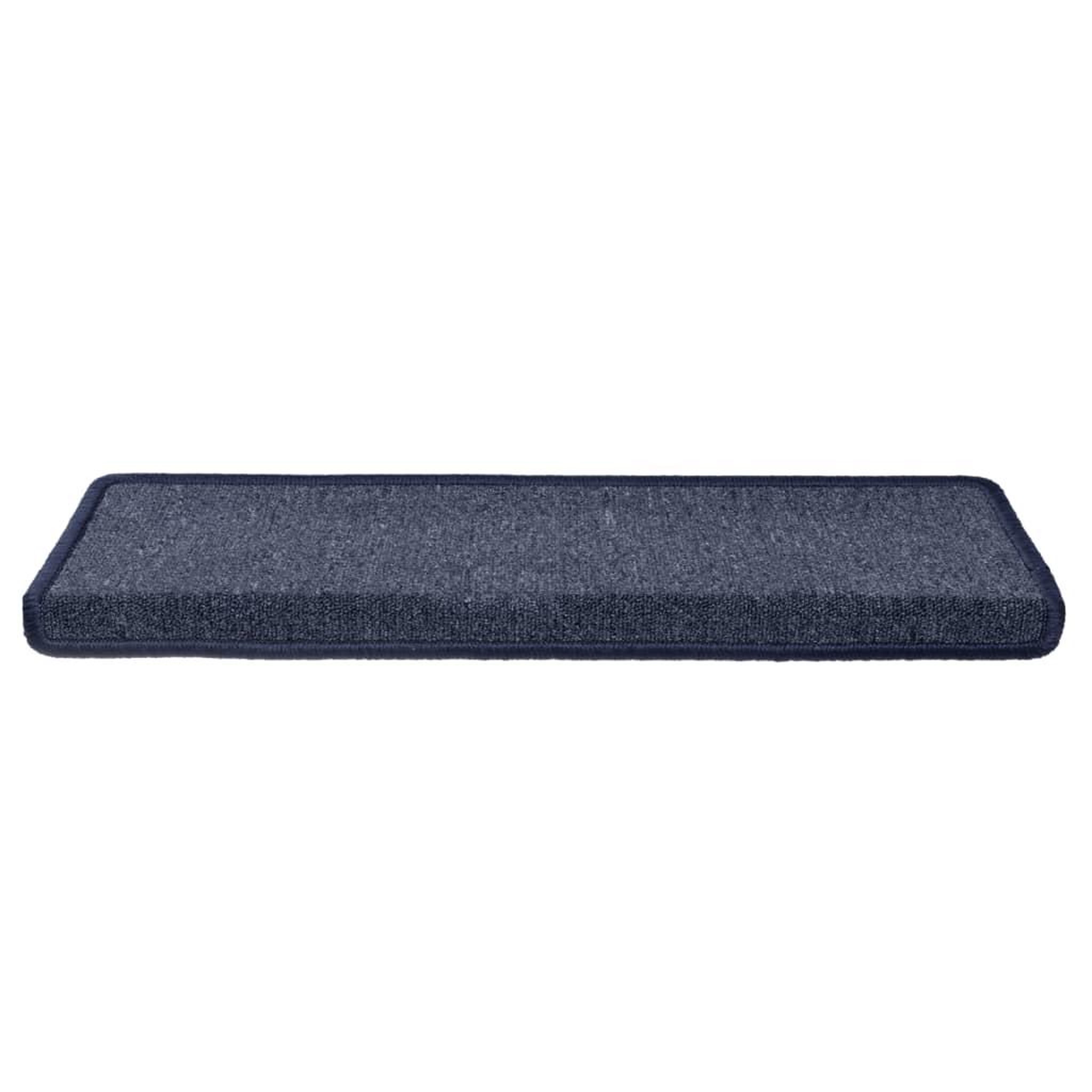 Voir la diapositive 4 : VIDAXL Tapis d'escalier 15 pcs 65x21x4 cm Gris et bleu