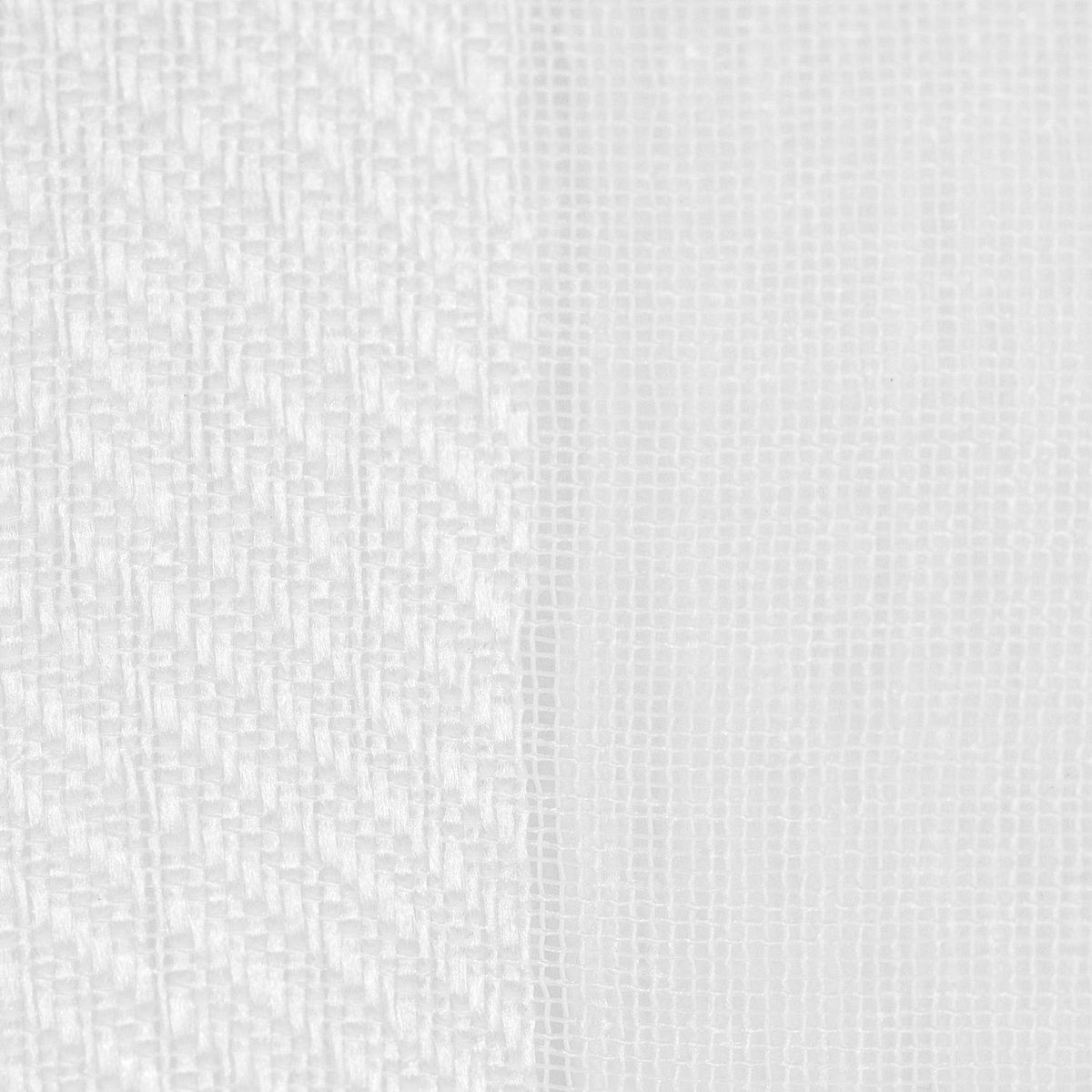 ATMOSPHERA Voilage Elsa en polyester - 140 x 240 cm - Blanc