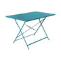 Voir la diapositive 1 : SWEEEK Table de jardin bistrot pliable - Emilia rectangle - Table rectangle 110x70cm en acier thermolaqué