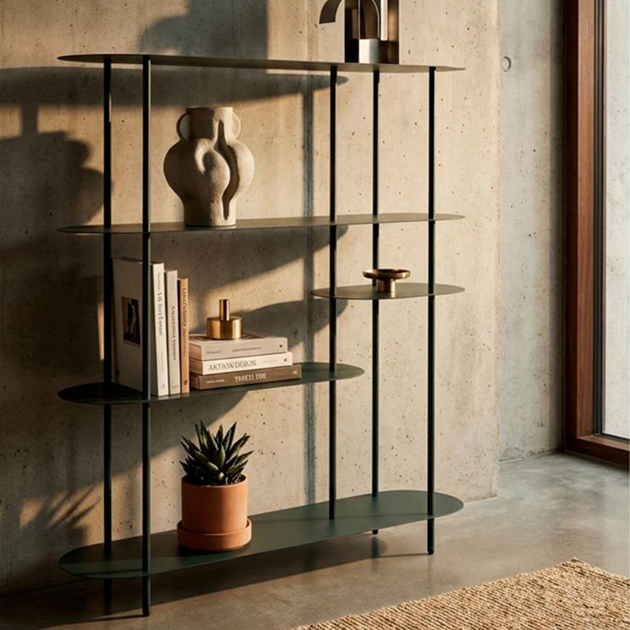 Voir la diapositive 5 : Paris Prix Étagère design 5 niveaux  saturn  139cm bleu