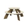 Voir la diapositive 4 : PRAGMA Table pique-nique de jardin pour enfants - ORION